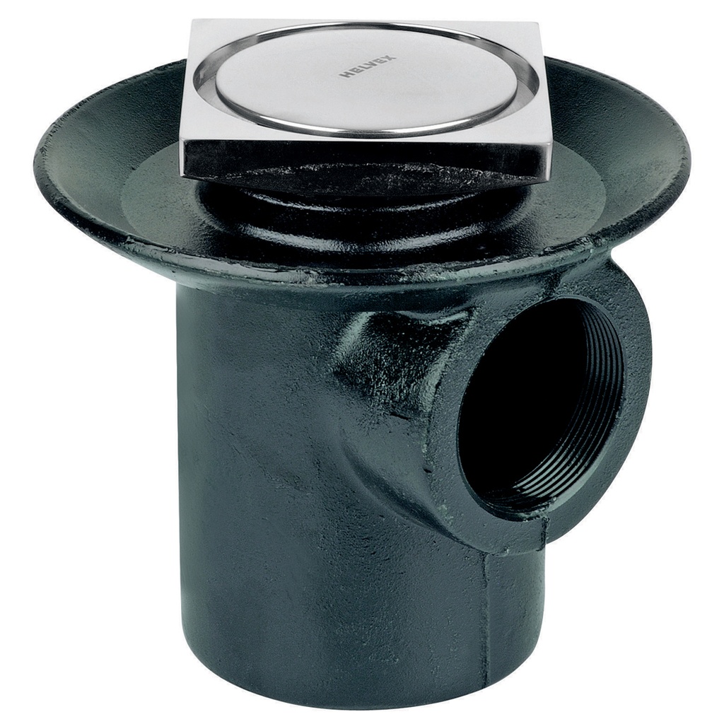 HELVEX 24CHL COLADERA DESAGUE DE CONTORNO CUADRADA 1 BOCA CROMO