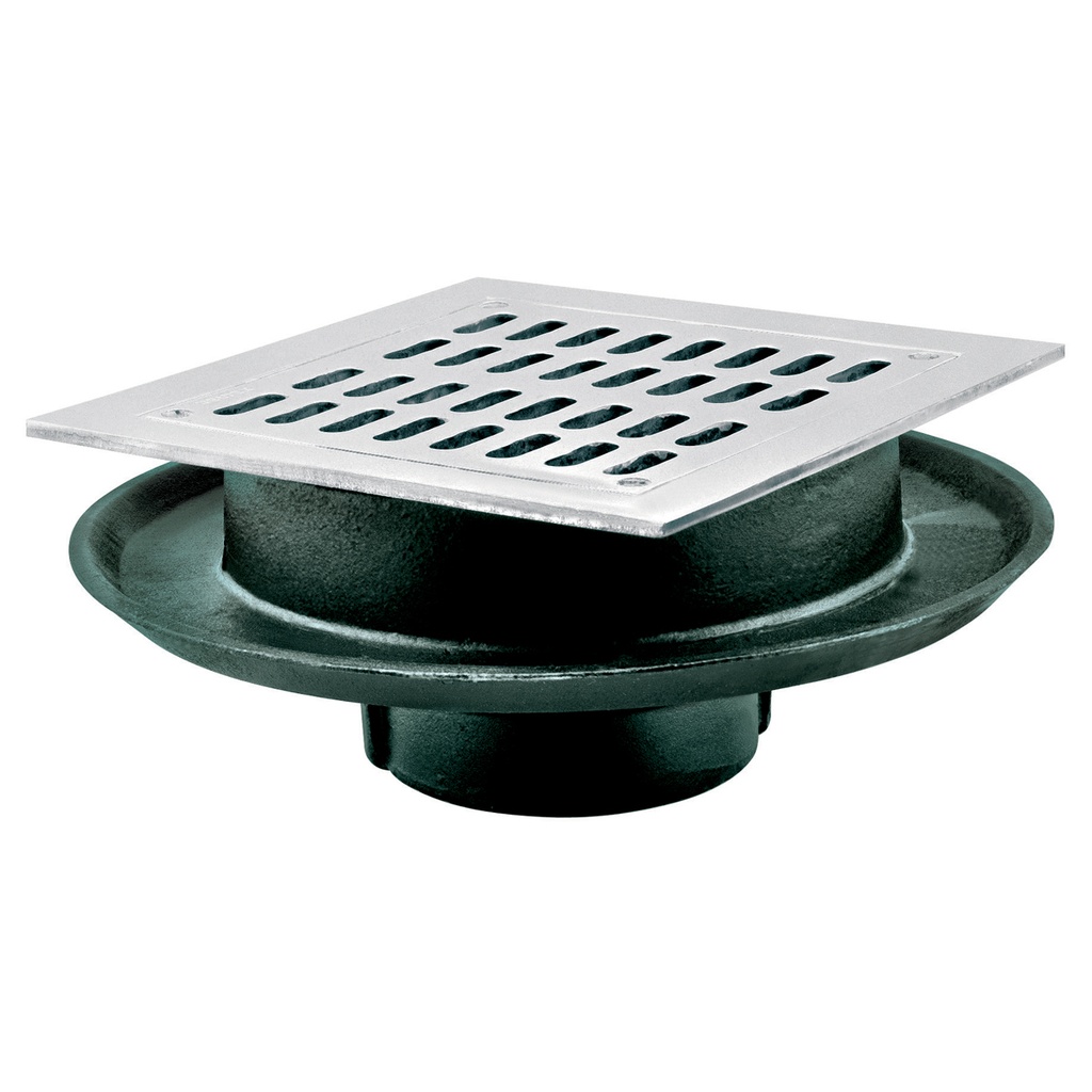 HELVEX 2584 COLADERA REJILLA ACERO INOXIDABLE 25CM CUADRADA