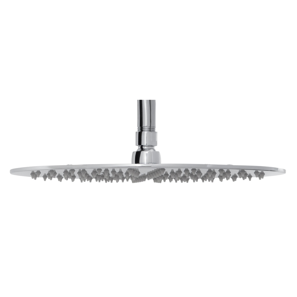 HELVEX H3010 REGADERA REDONDA 12" (30 CMS)CHORRO FIJO ANTICAL 10L CROMO