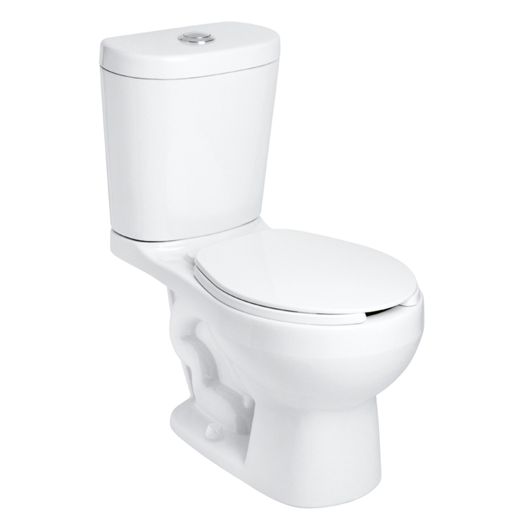 HELVEX SANITARIO OLIMPIA BLANCO REDONDO 3.8LTS TRAMPA EXPUESTA