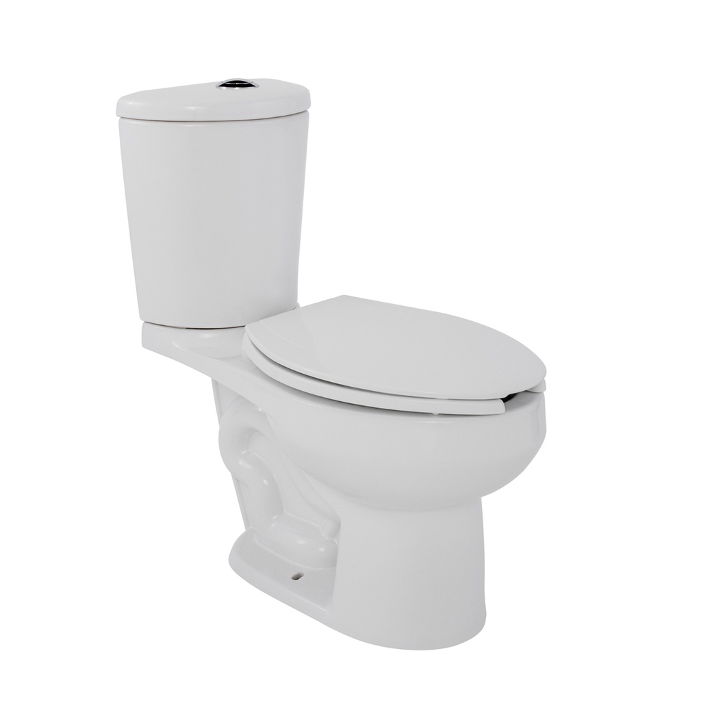 HELVEX SANITARIO OPTION BLANCO ALARGADO COMPACTO 4.8LTS TRAMPA EXPUESTA B 