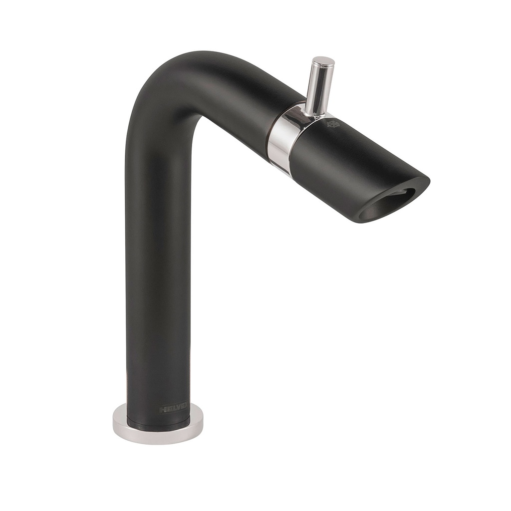 HELVEX E922-EB/CR MONOMANDO LAV CTRA PUSH BAMBOO EBANO CROMO DESCONT