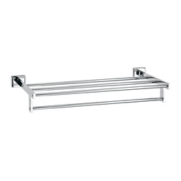 [HEL AC 0020] HELVEX 124 PORTATOALLAS MULTIPLE CON TOALLERO CROMO