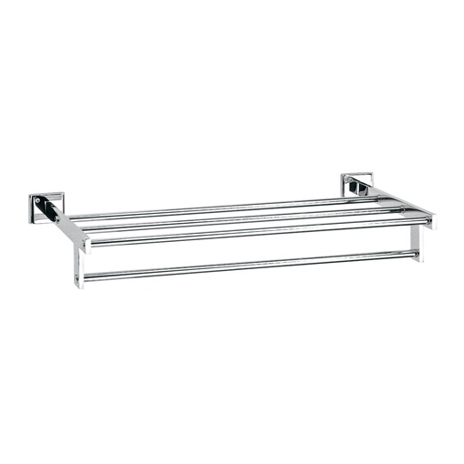 [HEL AC 0020] HELVEX 124 PORTATOALLAS MULTIPLE CON TOALLERO CROMO