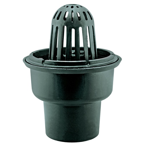 [HEL CO 0012] HELVEX 446-X COLADERA CUPULA AZOTEA TUBO 6" RETACAR
