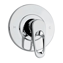 [HEL MO 0028] HELVEX E77 MEZCLADORA MONOMANDO PARA REGADERA AQUA CROMO