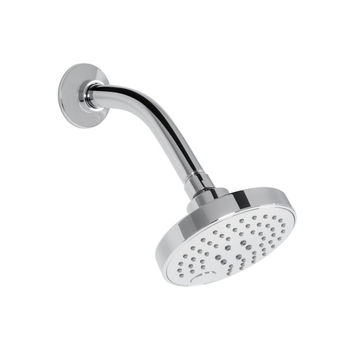 [HEL RE 0020] HELVEX H3300 REGADERA 5" 3CH C/BZO Y CHAP 10L CROMO