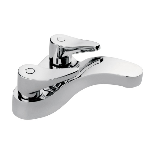 [HEL ME 0028] HELVEX MI 02 SC MEZCLADORA PARA LAVABO PRIMMA 4" SIN CONTRA CROMO