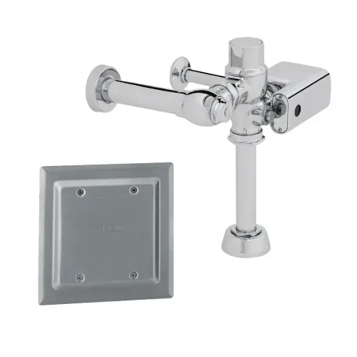 [HEL FX 0034] HELVEX FC110 WC4.8 FLUXOMETRO ELECTRONICO DE CORRIENTE P/SANITARIO 38 4.8L CROMO